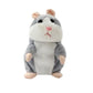 Hamster en Peluche qui Parle Gris | Lilikdo